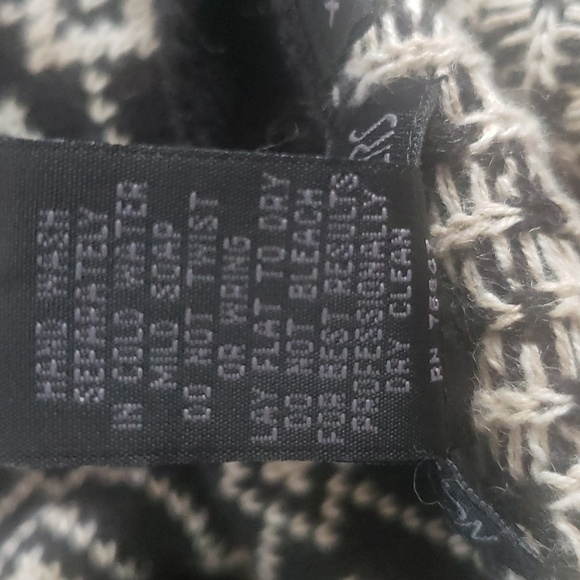 Boho XL Chic Knit Artisy Cotton Y2K Tunic Long Grandma Cardigan Sweater - Picture 5 of 6